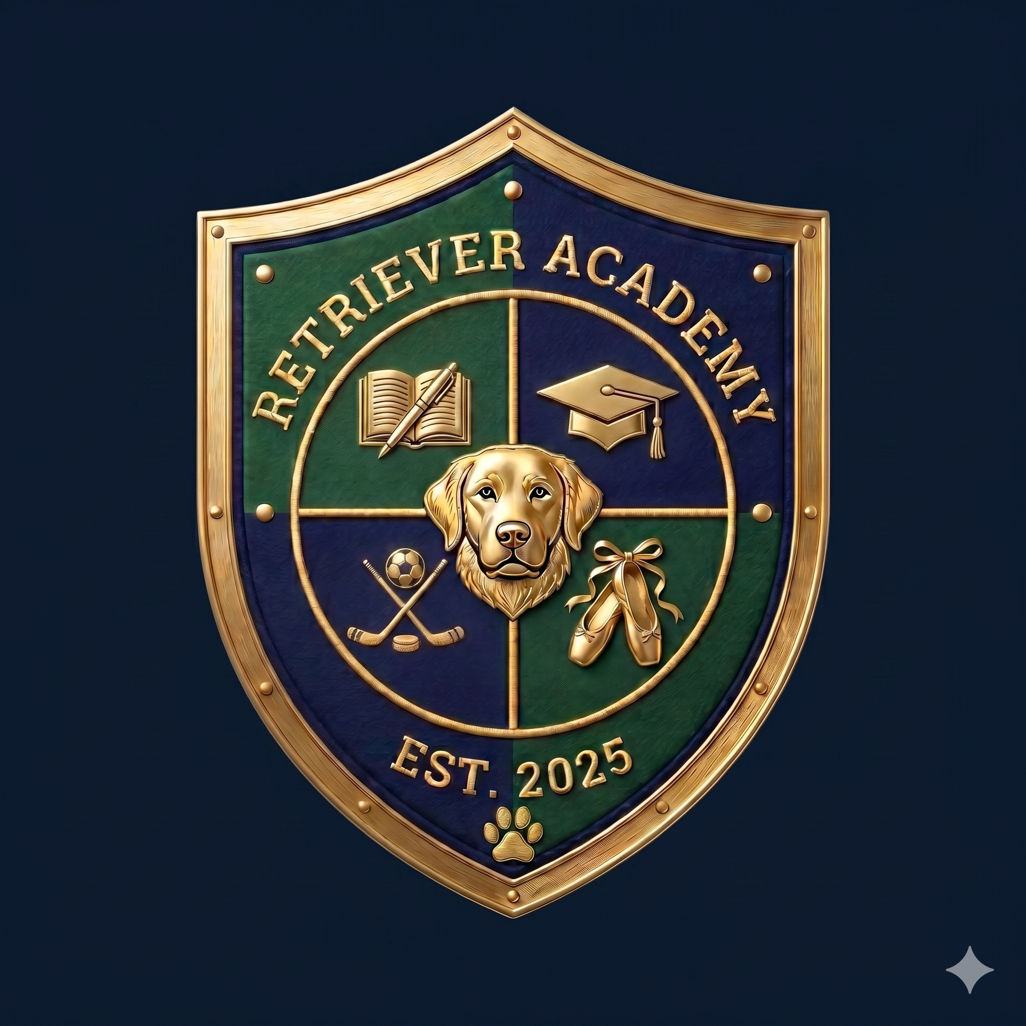 Retriever Academy Crest